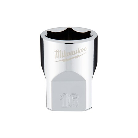 Milwaukee Tool MilwaukeeÂ® 3/8 in. Drive Socket Metric Standard, 16mm 45-34-9086